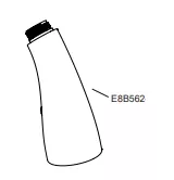 Douchette chrom&eacute;e mitigeur cuisine Malleco - Jacob Delafon R&eacute;f. E8B562-CP (SUIVI)