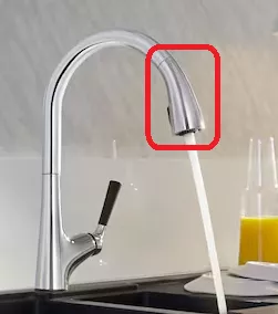 Douchette chrom&eacute;e mitigeur cuisine Malleco - Jacob Delafon R&eacute;f. E8B562-CP (SUIVI)