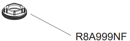 Ecrou de cartouche - Jacob Delafon R&eacute;f. R8A999NF