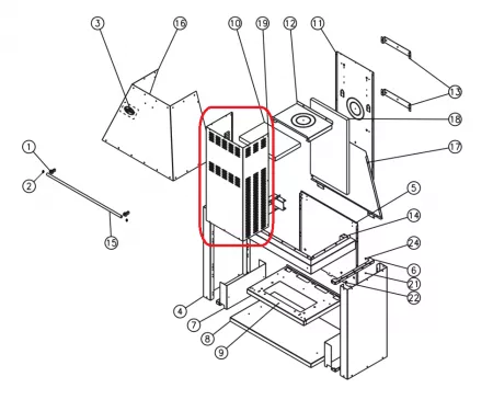 ELEMENT SUPERIEUR 965011 - GODIN R&eacute;f. 10510965011000