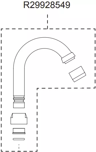 Ensemble bec chrom� (bidet)- Jacob Delafon R�f. R29928549