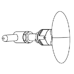 Ensemble complet de poignée de porte - STOVAX Réf. MEC11885