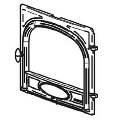 Ensemble complet de porte  - STOVAX Réf. MEC11770