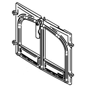 Ensemble complet de portes doubles  - STOVAX Réf. MEC9344