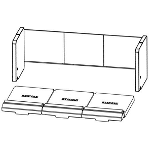 Ensemble de briques réfractaires - STOVAX Réf. RVS-MEC11411