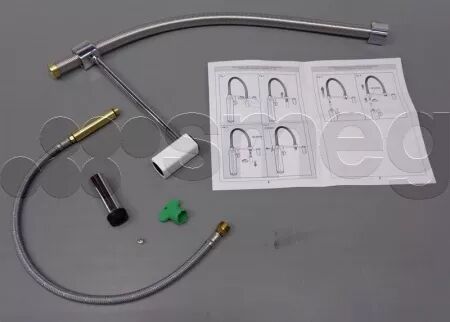 Ensemble douchette blanc complet mitigeur MDF50 Smeg rep&egrave;re 126693