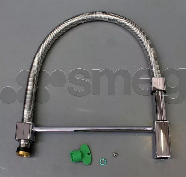 Ensemble douchette chrome (gris m�tal) complet mitigeur MDF50 Smeg rep�re 126693