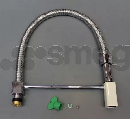 Ensemble douchette cr&egrave;me complet mitigeur MDF50 Smeg rep&egrave;re 126693