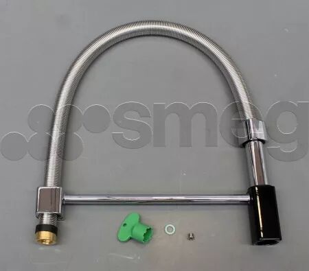 Ensemble douchette noire complet mitigeur MDF50 Smeg rep&egrave;re 126693