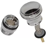 Ensemble inverseur chrom&eacute; mitigeur bain/douche Fairfax - Jacob Delafon R&eacute;f. E8A042-CP (SUIVI)