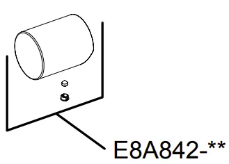 Ensemble levier manette nickel bross&eacute; - Jacob Delafon R&eacute;f. E8A842-BN