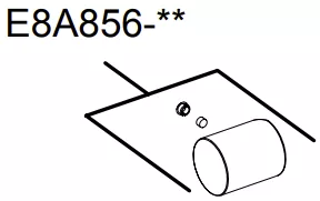 Ensemble levier manette nickel bross&eacute; - Jacob Delafon R&eacute;f. E8A856-BN