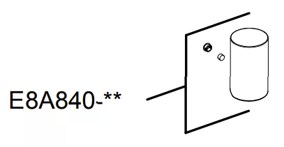 Ensemble levier Toobi BN - Jacob Delafon R&eacute;f. E8A840-BN