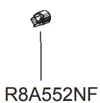 Entraineur poign&eacute;e de d&eacute;bit - Jacob Delafon R&eacute;f. R8A552NF