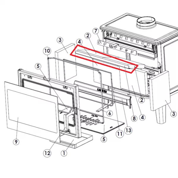 �querre de fixation d�flecteur - LACUNZA r�f. 5020000923
