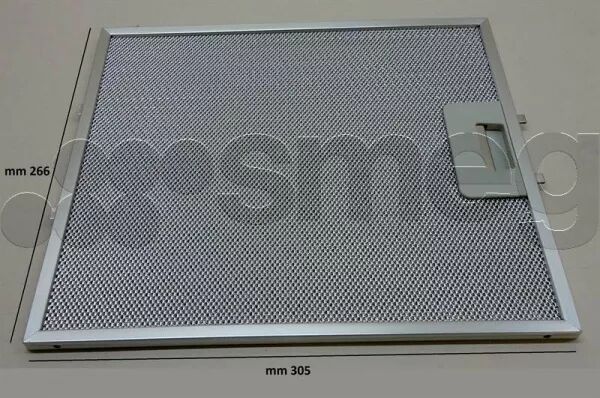 Filtre � graisse m�tal - Smeg r�f. 053410339 (pi�ce d\'origine)