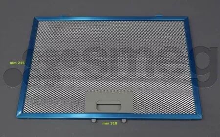 Filtre &agrave; graisse m&eacute;tal - Smeg r&eacute;f. 053411222 (pi&egrave;ce d\'origine)