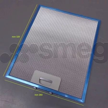 Filtre &agrave; graisse m&eacute;tal - Smeg r&eacute;f. 063410643 (pi&egrave;ce d\'origine)