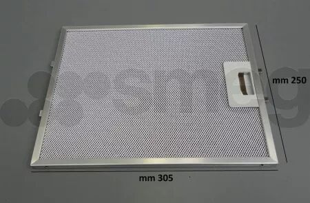 Filtre &agrave; graisse m&eacute;tal - Smeg r&eacute;f. 063410712 (pi&egrave;ce d\'origine)