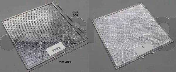 Filtre � graisse m�tal - Smeg r�f. 063411007 (pi�ce d\'origine)