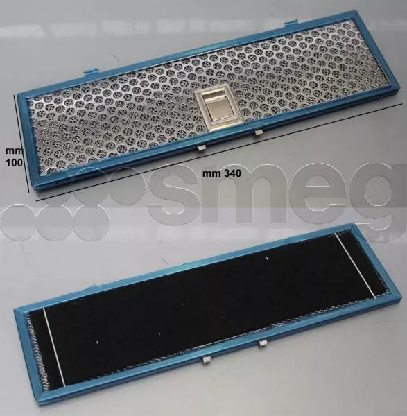 Filtre � graisse m�tal - Smeg r�f. 063411065 (pi�ce d\'origine)