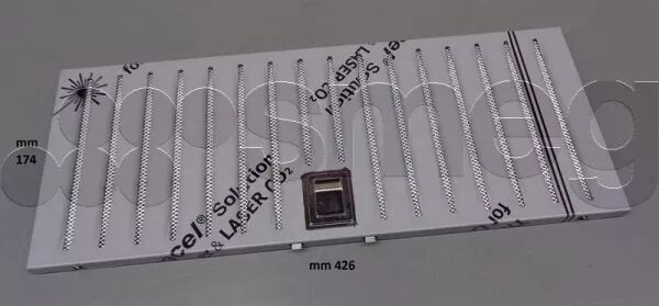 Filtre � graisse m�tal - Smeg r�f. 063411069 (pi�ce d\'origine)