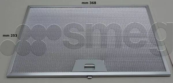 Filtre � graisse m�tal - Smeg r�f. 073410691 (pi�ce d\'origine)
