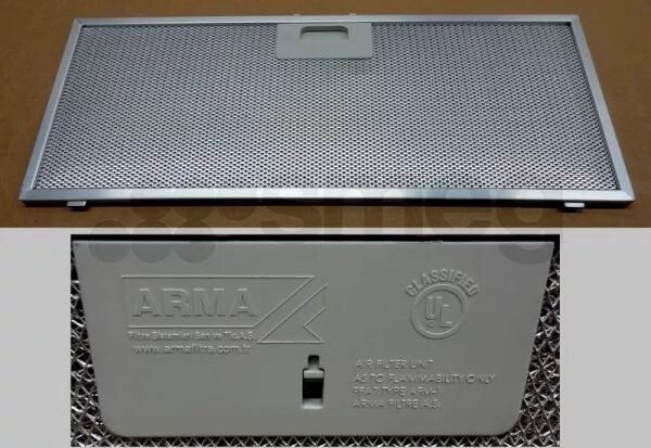 Filtre � graisse m�tal - Smeg r�f. 073410768 (pi�ce d\'origine)