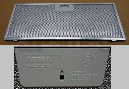 Filtre &agrave; graisse m&eacute;tal - Smeg r&eacute;f. 073410768 (pi&egrave;ce d\'origine)