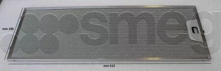 Filtre &agrave; graisse m&eacute;tal - Smeg r&eacute;f. 073410795 (pi&egrave;ce d\'origine)