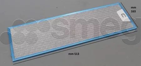 Filtre &agrave; graisse m&eacute;tal - Smeg r&eacute;f. 073410796 (pi&egrave;ce d\'origine)