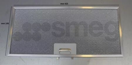 Filtre &agrave; graisse m&eacute;tal - Smeg r&eacute;f. 073410880 (pi&egrave;ce d\'origine)