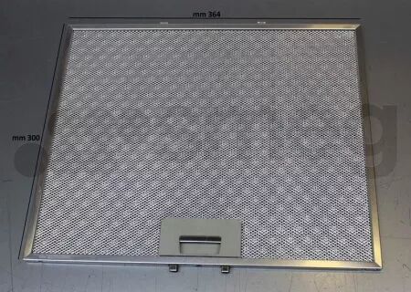 Filtre &agrave; graisse m&eacute;tal - Smeg r&eacute;f. 075412739 (pi&egrave;ce d\'origine)