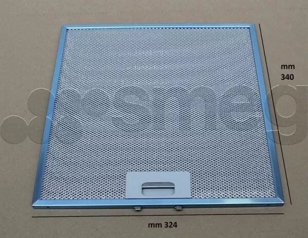Filtre � graisse m�tal - Smeg r�f. 693410708 (pi�ce d\'origine)