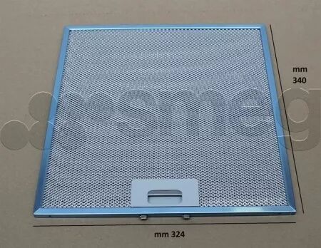 Filtre &agrave; graisse m&eacute;tal - Smeg r&eacute;f. 693410708 (pi&egrave;ce d\'origine)