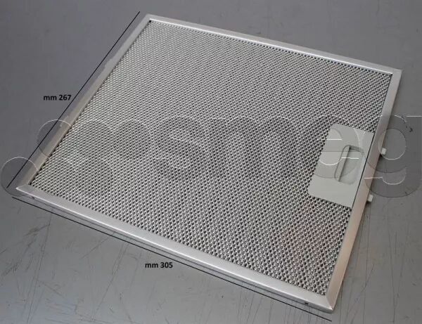 Filtre � graisse m�tal - Smeg r�f. 693410740 (pi�ce d\'origine)