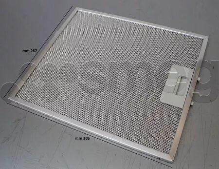 Filtre &agrave; graisse m&eacute;tal - Smeg r&eacute;f. 693410740 (pi&egrave;ce d\'origine)