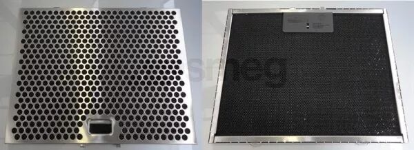 Filtre � graisse m�tal - Smeg r�f. 693410798 (pi�ce d\'origine)