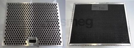 Filtre &agrave; graisse m&eacute;tal - Smeg r&eacute;f. 693410798 (pi&egrave;ce d\'origine)
