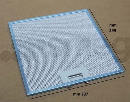 Filtre &agrave; graisse m&eacute;tal - Smeg r&eacute;f. 693410916 (pi&egrave;ce d\'origine)