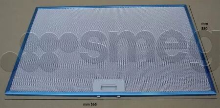Filtre &agrave; graisse m&eacute;tal - Smeg r&eacute;f. 693410925 (pi&egrave;ce d\'origine)