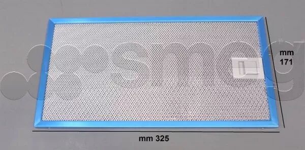 Filtre � graisse m�tal - Smeg r�f. 693411157 (pi�ce d\'origine)