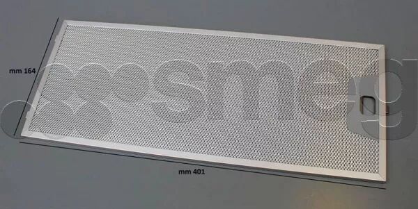 Filtre � graisse m�tal - Smeg r�f. 763410607 (pi�ce d\'origine)