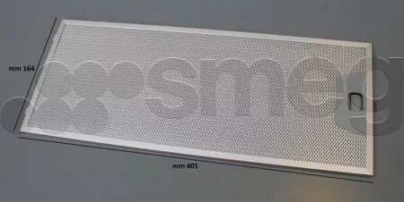 Filtre &agrave; graisse m&eacute;tal - Smeg r&eacute;f. 763410607 (pi&egrave;ce d\'origine)