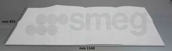 Filtre � graisse m�tal - Smeg r�f. 763410638 (pi�ce d\'origine)