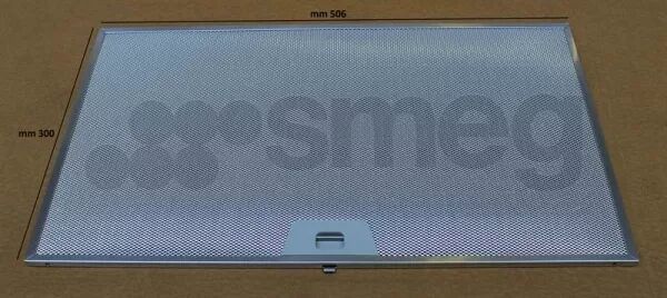Filtre � graisse m�tal - Smeg r�f. 763410749 (pi�ce d\'origine)
