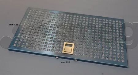 Filtre &agrave; graisse m&eacute;tal - Smeg r&eacute;f. 763411041 (pi&egrave;ce d\'origine)