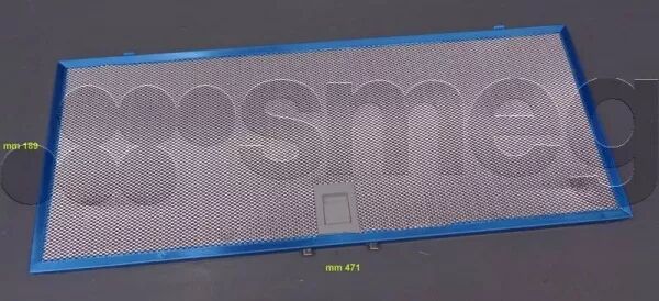 Filtre � graisse m�tal - Smeg r�f. 763411049 (pi�ce d\'origine)