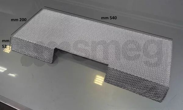 Filtre � graisse m�tal - Smeg r�f. 813410382 (pi�ce d\'origine)