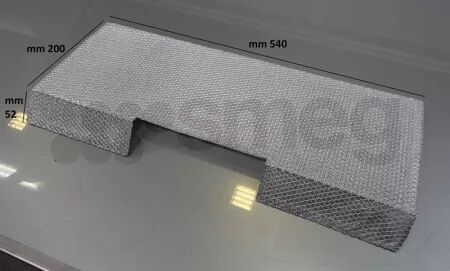 Filtre &agrave; graisse m&eacute;tal - Smeg r&eacute;f. 813410382 (pi&egrave;ce d\'origine)